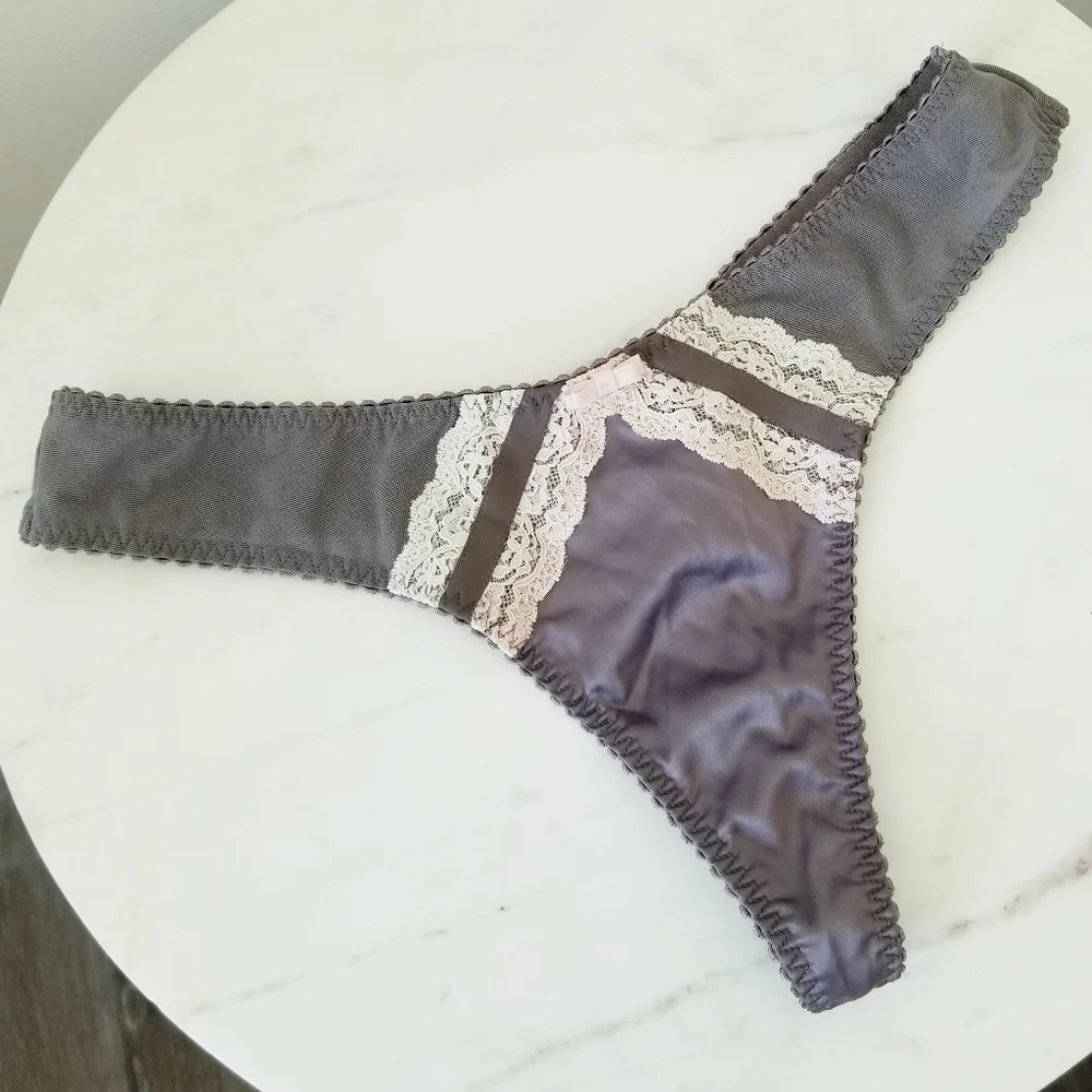 Victoria's Secret Vintage Very Sexy Bustier Corset Garter Dress Thong Panty NWT - Picture 12 of 16